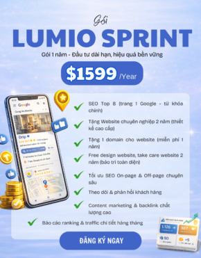 Gói LUMIO SPRINT - Maps SEO + Website