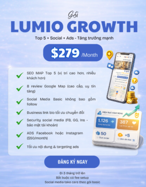 Gói LUMIO GROWTH - Maps SEO + Website