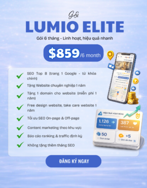 Gói LUMIO ELITE - Maps SEO + Website