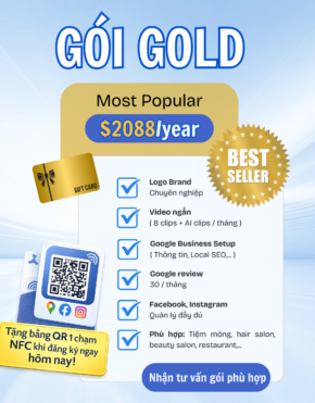 GÓI GOLD - COMBO SOCIAL + WEBSITE