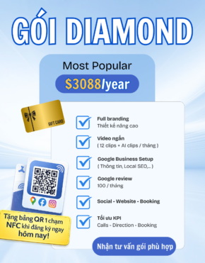 GÓI DIAMOND - COMBO SOCIAL + WEBSITE