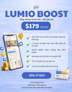 Gói LUMIO BOOST - Maps SEO + Website